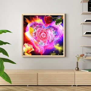 Aurora Rose 30x30cm(canvas) full round drill diamond painting