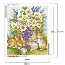 Load image into Gallery viewer, Easter Bunny 50x60cm(canvas) full round drill diamond painting
