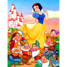 Load image into Gallery viewer, Snow White Disney 30x40cm(canvas) full round drill diamond painting
