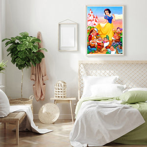 Snow White Disney 30x40cm(canvas) full round drill diamond painting