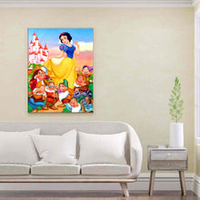 Load image into Gallery viewer, Snow White Disney 30x40cm(canvas) full round drill diamond painting
