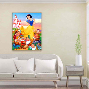 Snow White Disney 30x40cm(canvas) full round drill diamond painting