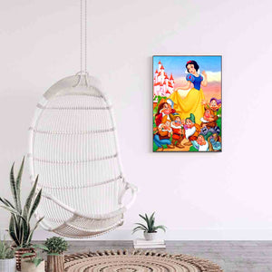 Snow White Disney 30x40cm(canvas) full round drill diamond painting