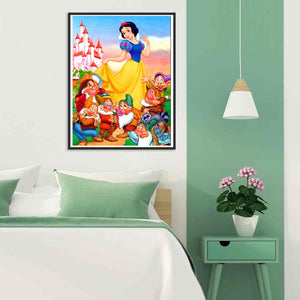 Snow White Disney 30x40cm(canvas) full round drill diamond painting