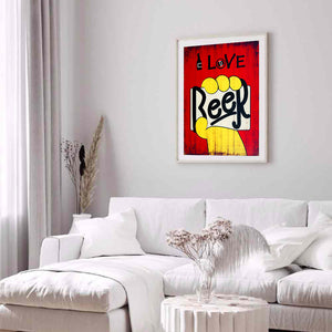 I Love Beer 35x50cm(canvas) full round drill diamond painting