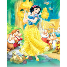 Load image into Gallery viewer, Snow White 30x40cm(canvas) full round drill diamond painting
