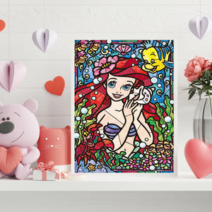 Mermaid Princess 30x40cm(canvas) full square drill diamond painting