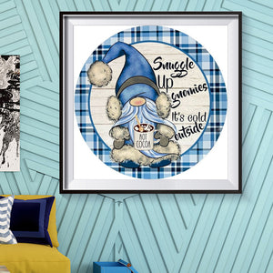 Snuggle Up Gnomies Goblin 50x50cm(canvas) full round drill diamond painting