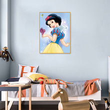 Load image into Gallery viewer, Disney Snow White 30x40cm(canvas) full round drill diamond painting
