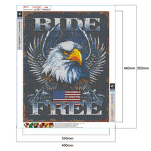 Load image into Gallery viewer, Eagle 40x50cm(canvas) full round drill diamond painting
