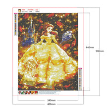 Load image into Gallery viewer, Disney Princess 40x50cm(canvas) full round drill diamond painting
