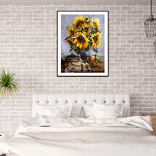 Load image into Gallery viewer, Sunflower Bouquet 35x45cm(canvas) full round drill diamond painting
