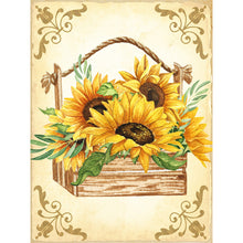 Load image into Gallery viewer, Sunflower 30x40cm(canvas) full round drill diamond painting
