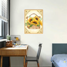 Load image into Gallery viewer, Sunflower 30x40cm(canvas) full round drill diamond painting
