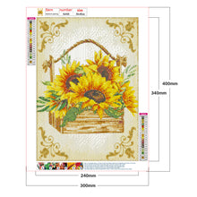 Load image into Gallery viewer, Sunflower 30x40cm(canvas) full round drill diamond painting
