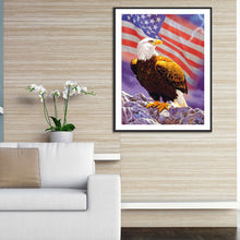 Load image into Gallery viewer, Flag Eagle 30x40cm(canvas) full square drill diamond painting
