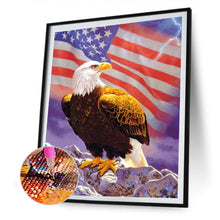 Load image into Gallery viewer, Flag Eagle 30x40cm(canvas) full square drill diamond painting
