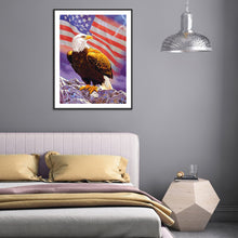 Load image into Gallery viewer, Flag Eagle 30x40cm(canvas) full square drill diamond painting
