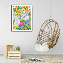 Load image into Gallery viewer, Easter Bunny 30x40cm(canvas) full round drill diamond painting
