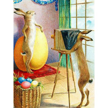 Load image into Gallery viewer, Easter Bunny Eggs 30x40cm(canvas) full round drill diamond painting
