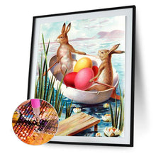 Load image into Gallery viewer, Easter Bunny Eggs 30x40cm(canvas) full round drill diamond painting
