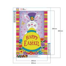 Load image into Gallery viewer, Easter Bunny 30x40cm(canvas) full round drill diamond painting
