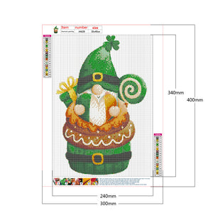 Green Goblin 30x40cm(canvas) full round drill diamond painting