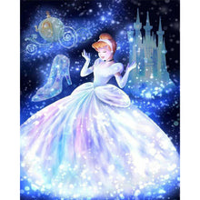 Load image into Gallery viewer, Cinderella 50x60cm(canvas) full round drill diamond painting
