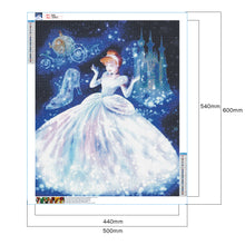 Load image into Gallery viewer, Cinderella 50x60cm(canvas) full round drill diamond painting
