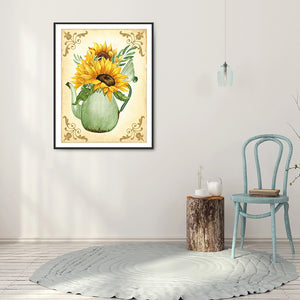 Sunflower 40x50cm(canvas) full square drill diamond painting