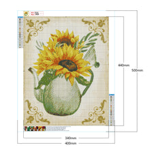 Load image into Gallery viewer, Sunflower 40x50cm(canvas) full square drill diamond painting
