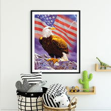 Load image into Gallery viewer, Eagle 30x40cm(canvas) full round drill diamond painting
