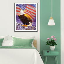 Load image into Gallery viewer, Eagle 30x40cm(canvas) full round drill diamond painting
