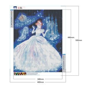 Disney Princess 40x50cm(canvas) full square drill diamond painting