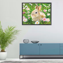 Load image into Gallery viewer, Rabbit 40x30cm(canvas) full round drill diamond painting
