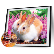 Load image into Gallery viewer, Rabbit 40x30cm(canvas) full round drill diamond painting
