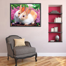 Load image into Gallery viewer, Rabbit 40x30cm(canvas) full round drill diamond painting
