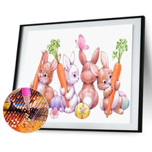 Load image into Gallery viewer, Rabbit Eggs 40x30cm(canvas) full round drill diamond painting
