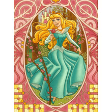 Load image into Gallery viewer, Disney Princess 30x40cm(canvas) full round drill diamond painting
