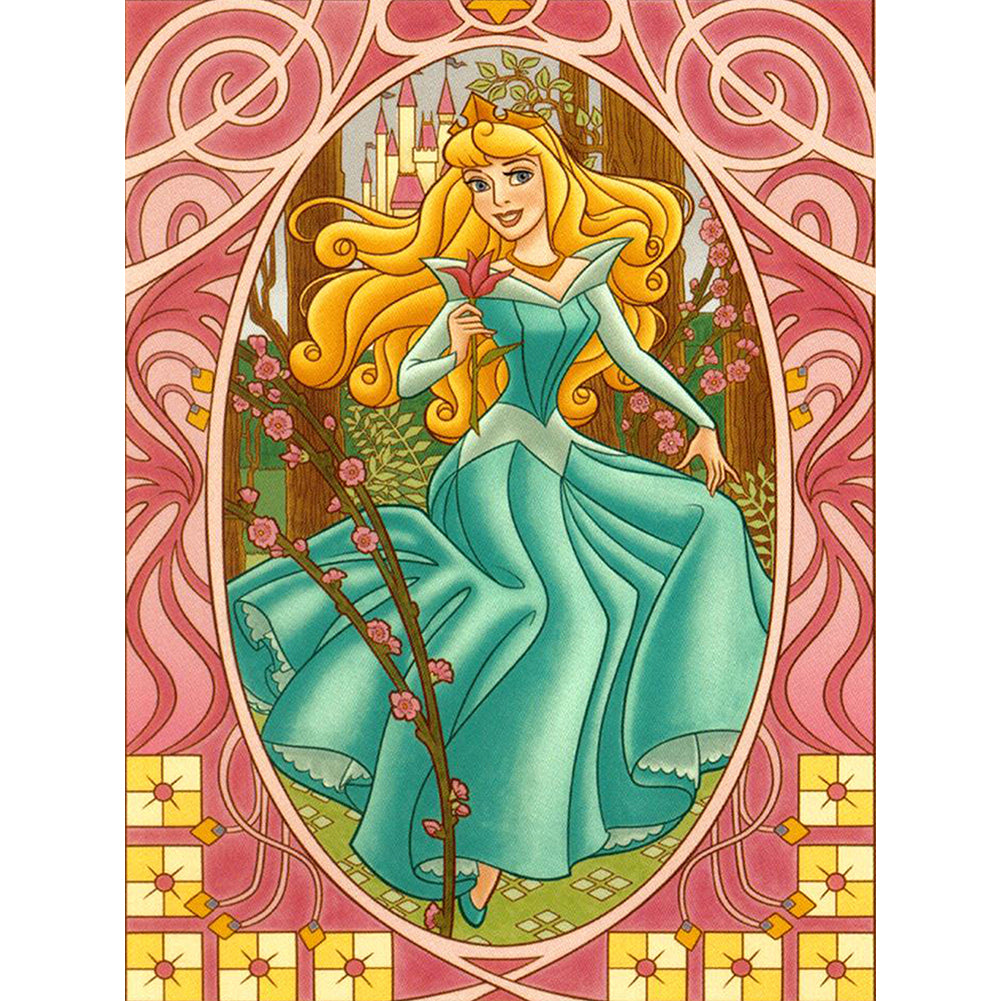 Disney Princess 30x40cm(canvas) full round drill diamond painting