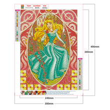 Load image into Gallery viewer, Disney Princess 30x40cm(canvas) full round drill diamond painting
