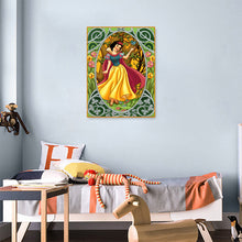 Load image into Gallery viewer, Disney Princess 30x40cm(canvas) full round drill diamond painting
