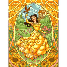 Load image into Gallery viewer, Disney Princess 30x40cm(canvas) full round drill diamond painting
