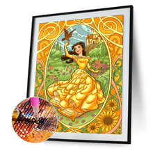 Load image into Gallery viewer, Disney Princess 30x40cm(canvas) full round drill diamond painting
