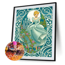 Load image into Gallery viewer, Disney Princess 30x40cm(canvas) full round drill diamond painting
