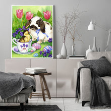 Load image into Gallery viewer, Rabbit Eggs 50x60cm(canvas) full round drill diamond painting
