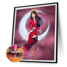 Load image into Gallery viewer, Disney Princess On The Moon 50x60cm(canvas) full round drill diamond painting
