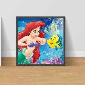 Mermaid Princess 30x30cm(canvas) full round drill diamond painting