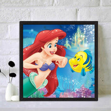 Load image into Gallery viewer, Mermaid Princess 30x30cm(canvas) full round drill diamond painting
