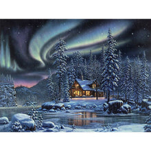 Load image into Gallery viewer, Aurora Snow 40x30cm(canvas) full round drill diamond painting
